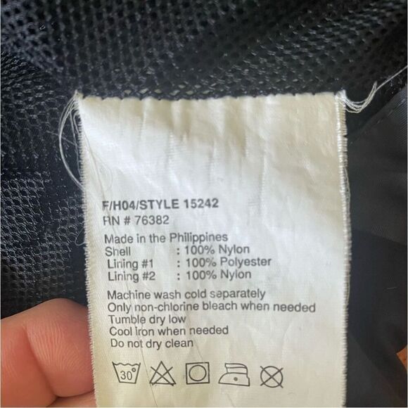 Timberland Waterproof Men's Black/Grey Zipper Mesh lining Utility Jacket S - Picture 6 of 9